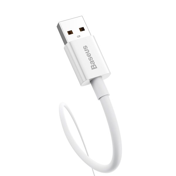 Baseus cabel Superior USB - USB-C 0,25m moon white 100W (P10320102214-00) - Image 3