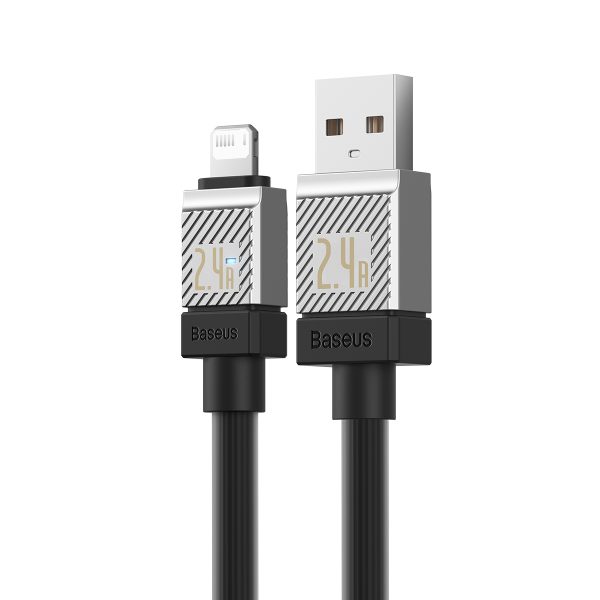 Baseus cable CoolPlay USB - Lightning 1m 2,4A black (CAKW000401) - Image 3
