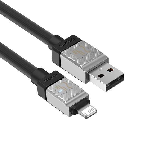 Baseus cable CoolPlay USB - Lightning 1m 2,4A black (CAKW000401) - Image 5