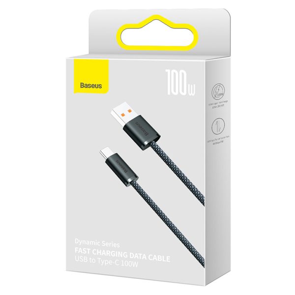 Baseus cable Dynamic USB - USB-C 1,0m state gray 100W (CALD000616) - Image 3