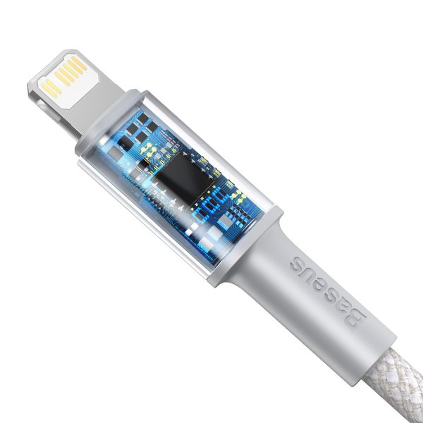 Baseus Cable  High Density PD Type-C to Lightning 1,0 m white 20W (CATLGD-02) - Image 3