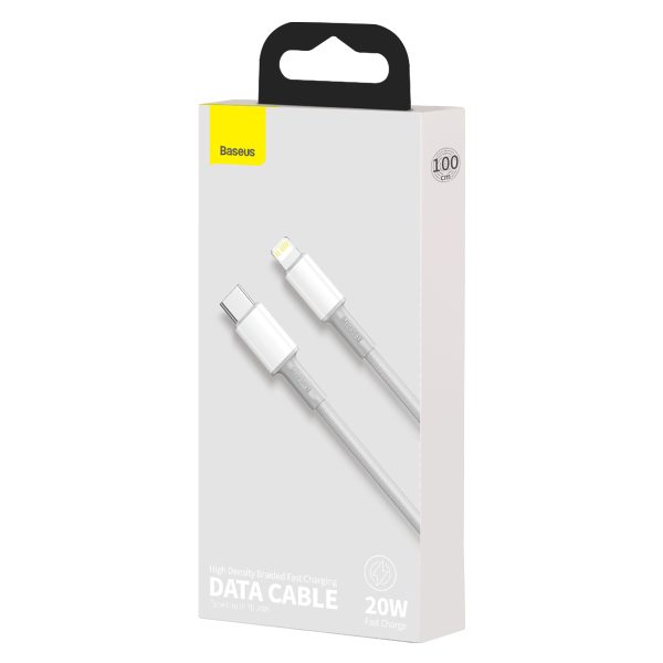 Baseus Cable  High Density PD Type-C to Lightning 1,0 m white 20W (CATLGD-02) - Image 7