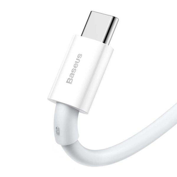 Baseus cable Superior USB - USB-C 2,0 m white 66W (CATYS-A02) - Image 3