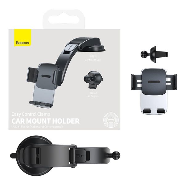 Baseus car holder Easy Control Clamp black (SUYK000001) - Image 7