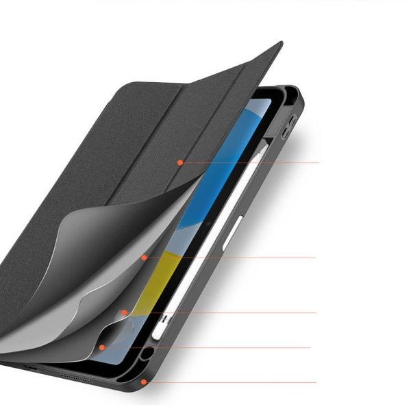 Θήκη Dux Ducis DOMO foldable with pencil storage for iPad 10 (2022) black - Image 9