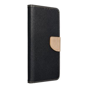 FANCY Book case for SAMSUNG A36 black / gold