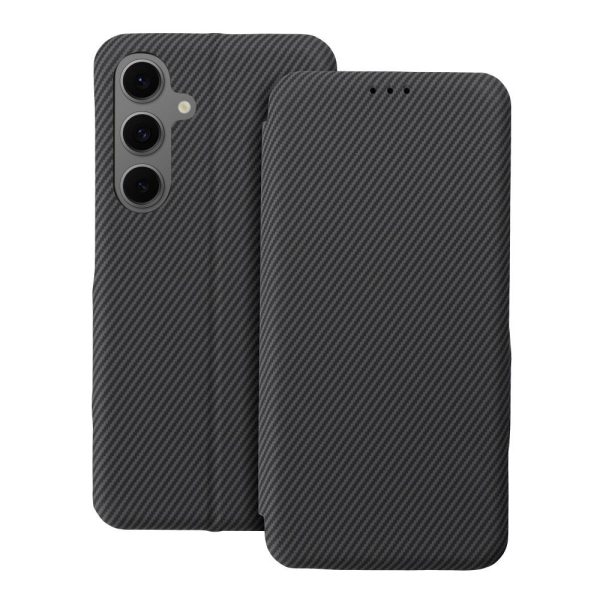 Θήκη Folio Side Magnet Book for Samsung A26 Grey - Image 2