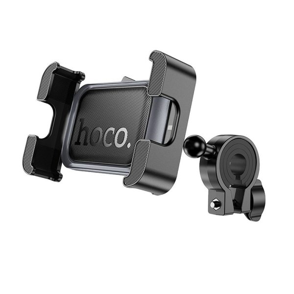 HOCO bike / motorcycle clamp holder for handlebar H82 black metal gray - Image 4