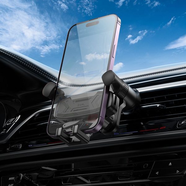 Hoco gravity car holder for air vent H66 black - Image 7