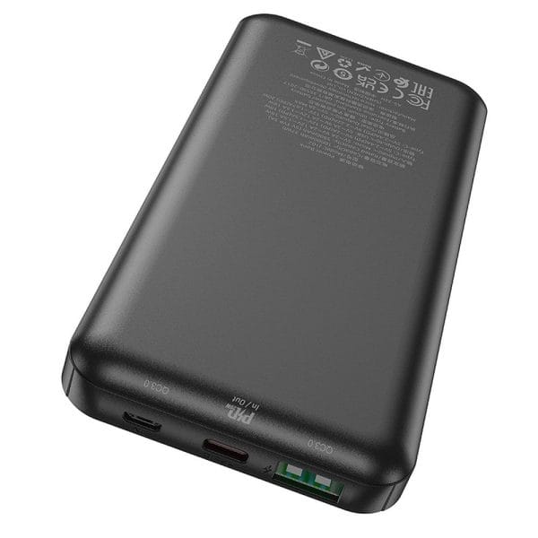 Hoco Power Bank 10000mAh PD QC3.0 3A 20W J102 black - Image 6
