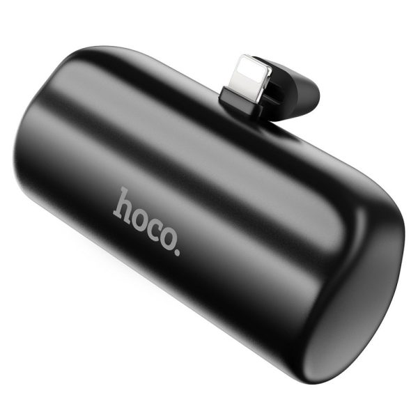 HOCO powerbank 5 000 mAh with built-in connector Lightning 2A J106 black