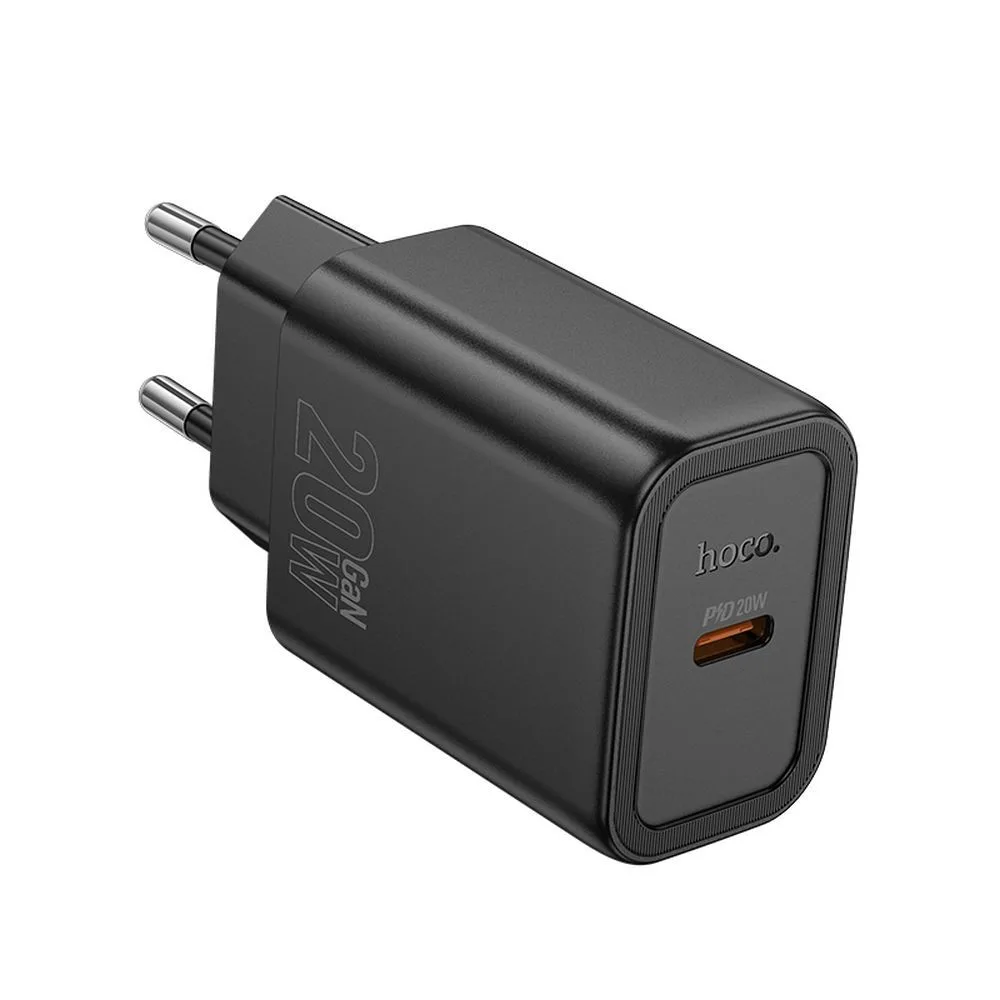HOCO wall charger Type C PD QC 20W N60 black