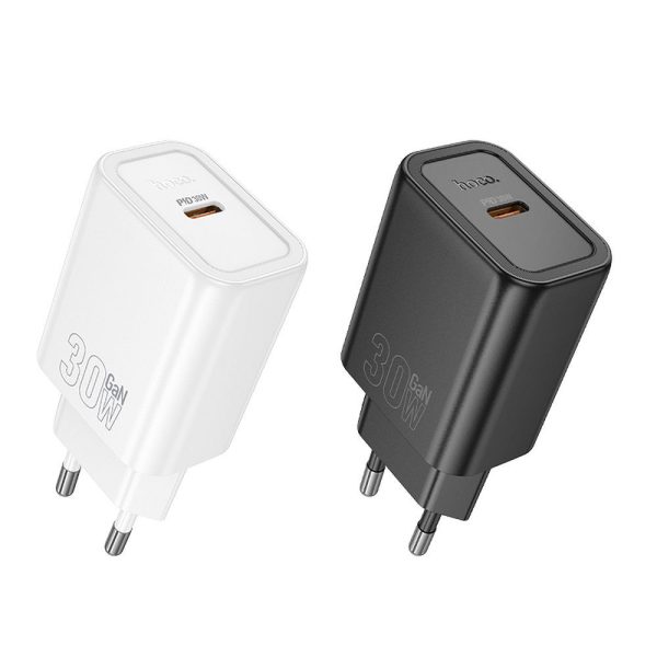 Hoco Wall Charger Type C PD QC 30W N62 Black - Image 3