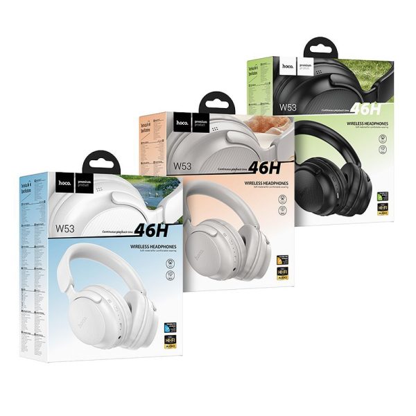 HOCO wire headphones bluetooth W53 classic black - Image 6