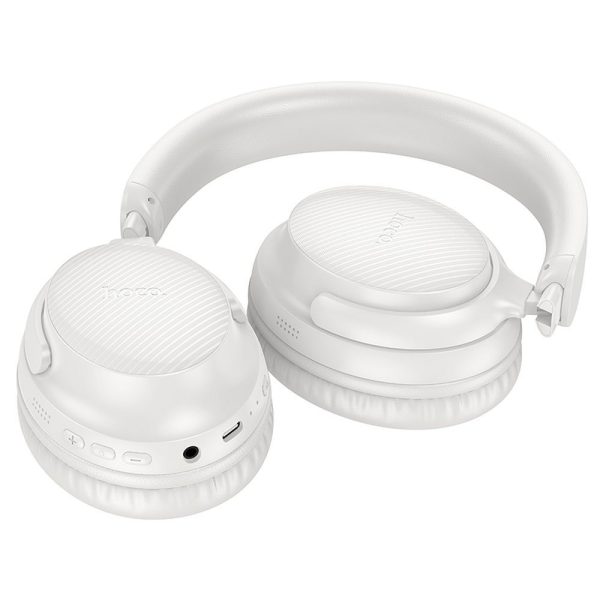HOCO wire headphones bluetooth W53 morning mist white - Image 2