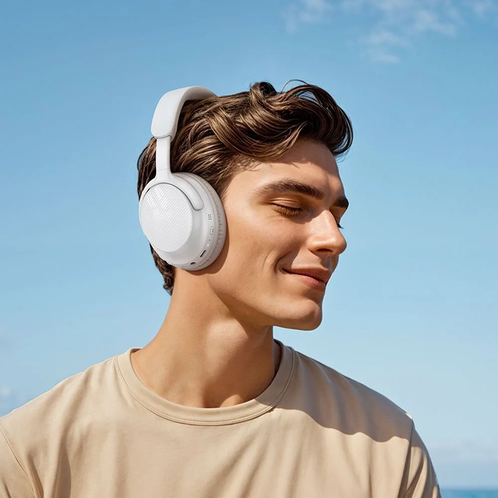 HOCO wire headphones bluetooth W53 morning mist white - Image 3