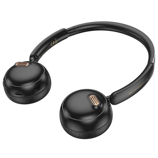 HOCO wire headphones bluetooth W62 Black - Image 2