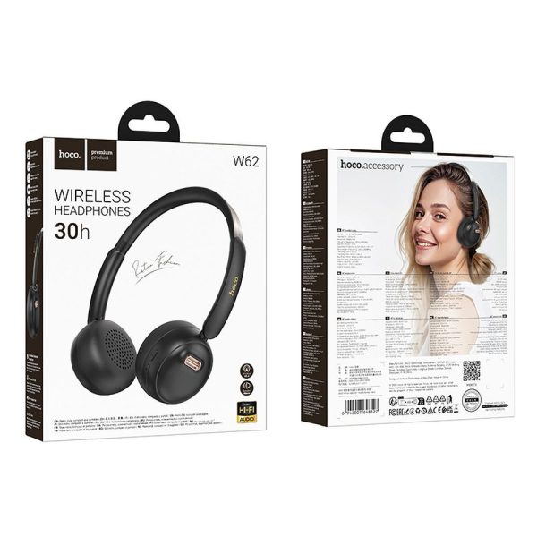 HOCO wire headphones bluetooth W62 Black - Image 5