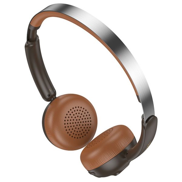 HOCO wire headphones bluetooth W62 Brown - Image 2