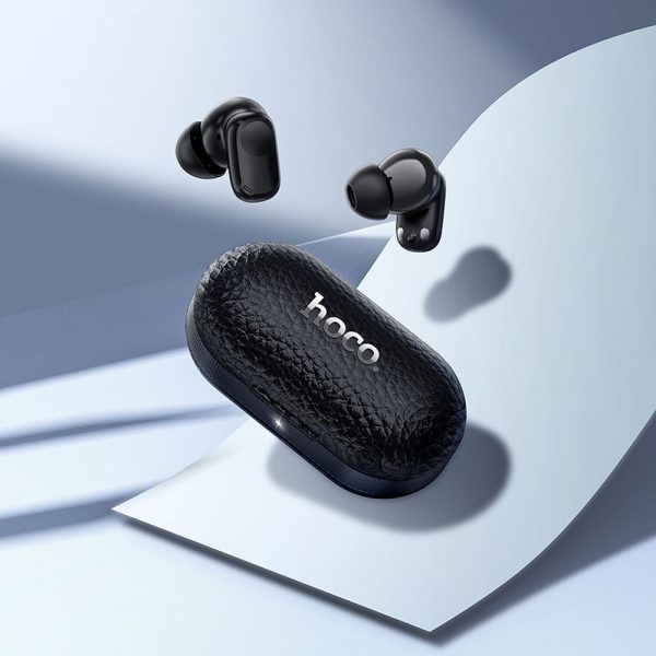 Hoco wireless earphone bluetooth TWS EQ19 midnight black - Image 4