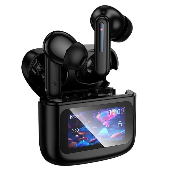 HOCO wireless earphones bluetooth with touch screen TWS EQ14 black