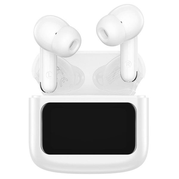 HOCO wireless earphones bluetooth with touch screen TWS EQ14 white - Image 2