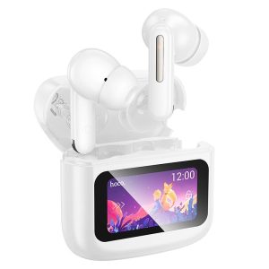HOCO wireless earphones bluetooth with touch screen TWS EQ14 white