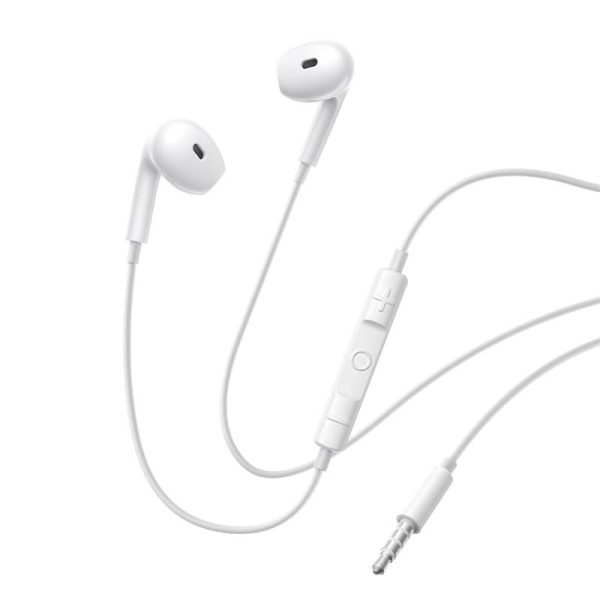 OS-Baseus Encok HZ19 Wired Earphones Moon White (A00182301213-00)