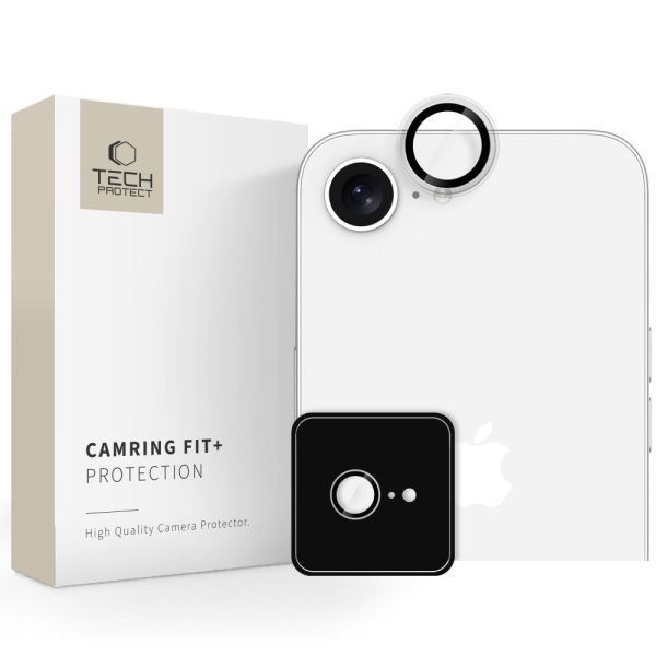 OSŁONA APARATU TECH-PROTECT CAMRING FIT+ IPHONE 16E CLEAR