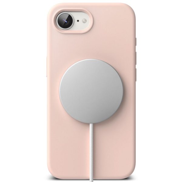 Θήκη Ringke SILICONE MAGNETIC MAGSAFE-Apple iPhone 16e PINK SAND - Image 4