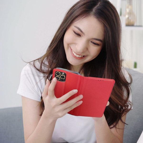 Θήκη Smart Book for Samsung A36 5G Red - Image 2