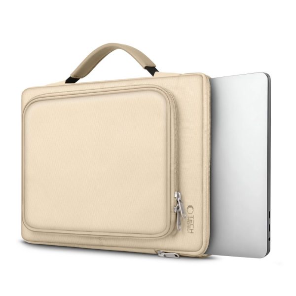 TECH-PROTECT BASIC BAG LAPTOP 13-14 DESERT BEIGE - Image 3