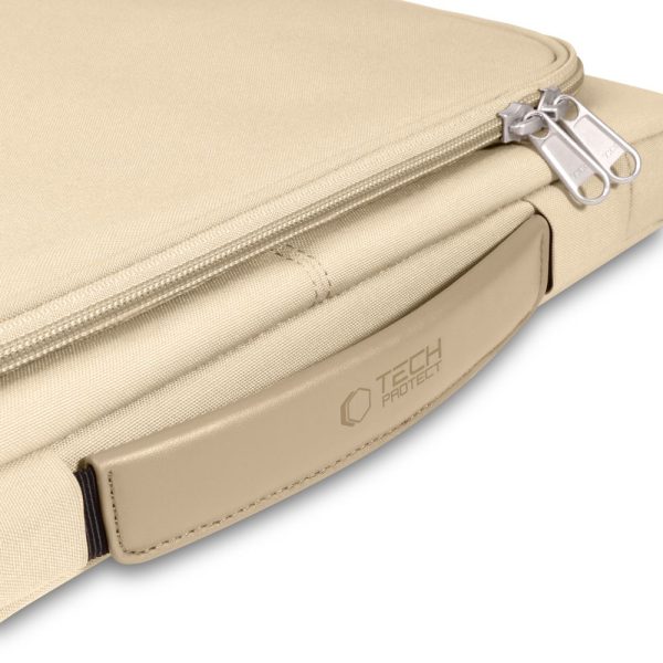 TECH-PROTECT BASIC BAG LAPTOP 13-14 DESERT BEIGE - Image 5