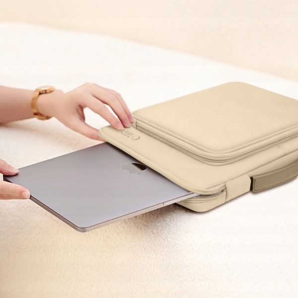 TECH-PROTECT BASIC BAG LAPTOP 13-14 DESERT BEIGE - Image 8