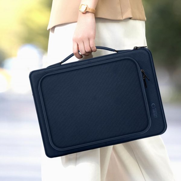 TECH-PROTECT BASIC BAG LAPTOP 13-14 NAVY BLUE - Image 9