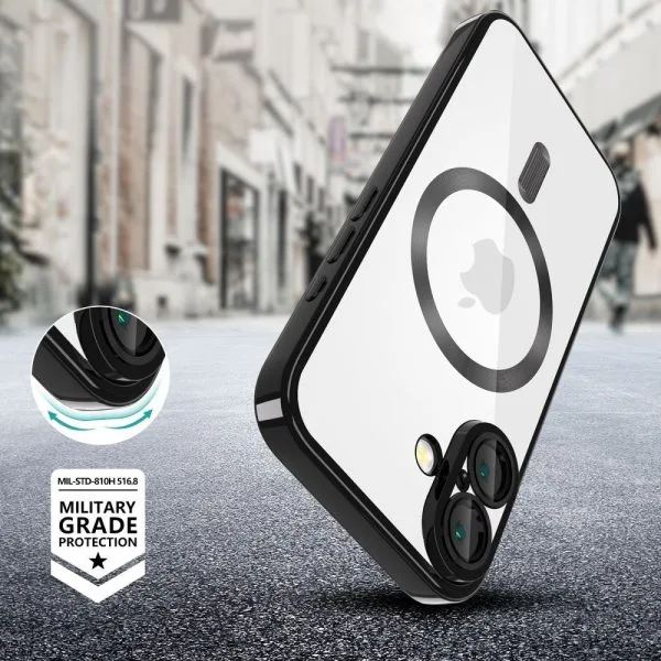 Θήκη iPhone 16e / 17e Tech-Protect MagFlex MagSafe Shiny Black - Image 4