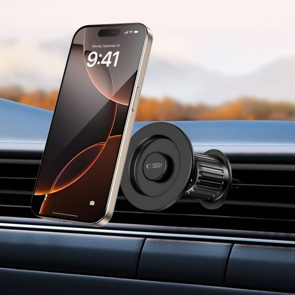 TECH-PROTECT N58 MAGNETIC MAGSAFE VENT CAR MOUNT BLACK - Image 5