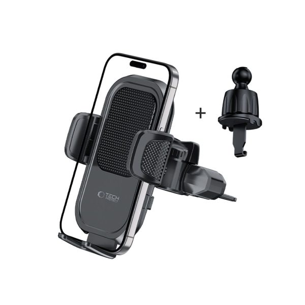 TECH-PROTECT V8 UNIVERSAL CD & VENT CAR MOUNT BLACK - Image 2