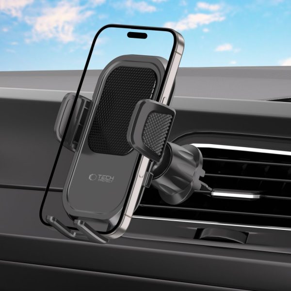 TECH-PROTECT V8 UNIVERSAL CD & VENT CAR MOUNT BLACK - Image 8