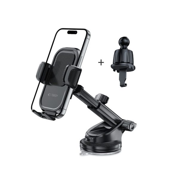 TECH-PROTECT V8 UNIVERSAL DASHBOARD & VENT CAR MOUNT BLACK - Image 2