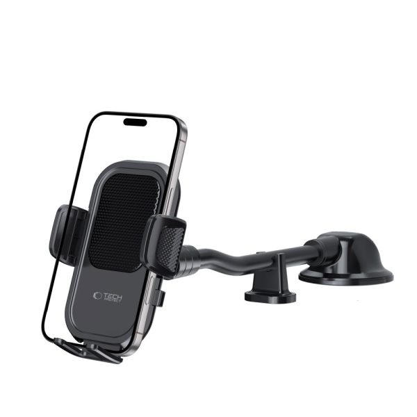 TECH-PROTECT V8 UNIVERSAL LONG ARM DASHBOARD & WINDSHIELD CAR MOUNT BLACK - Image 3