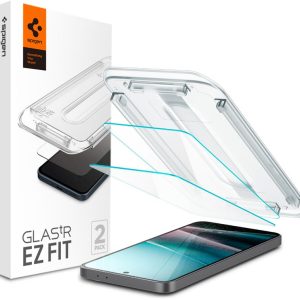 Σετ 2 τεμαχίων προστασίας οθόνης Spigen Glas.TR EZ Fit με πλαίσιο τοποθέτησης για Samsung Galaxy A36 και Galaxy A37 5G