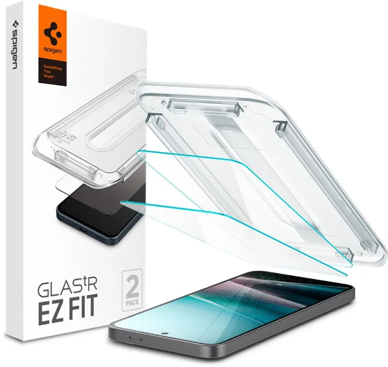 Σετ 2 τεμαχίων προστασίας οθόνης Spigen Glas.TR EZ Fit με πλαίσιο τοποθέτησης για Samsung Galaxy A36 και Galaxy A37 5G