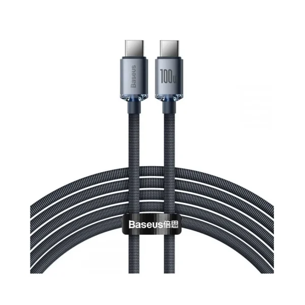 Baseus Crystal Shine Cable PD100W Black 2m CAJY000701 (Type-C to Type-C)
