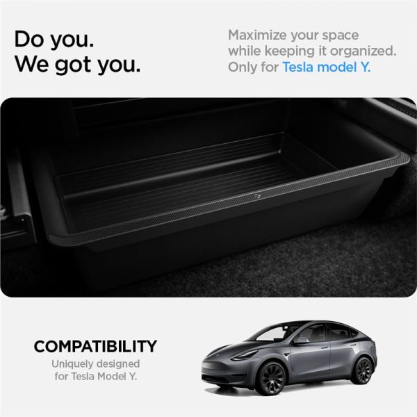 Spigen Tesla Underseat Storage Box black - Tesla Model Y (ACP05757) - Image 12