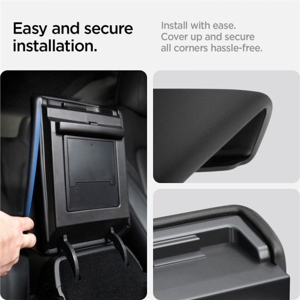 Spigen Tesla Armrest Cushion black - Tesla Model Y/3 (ACP06042) - Image 5