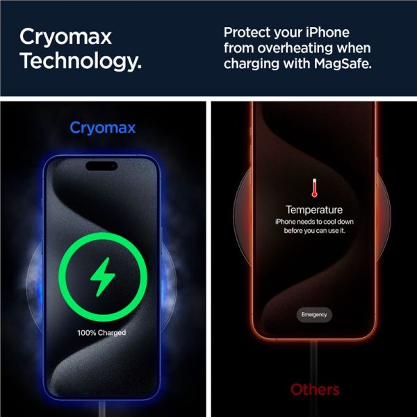 Spigen OneTap Pro 3 Cryomax MagSafe Car Wireless Charger (Dashboard) black (ACP07405) - Image 5
