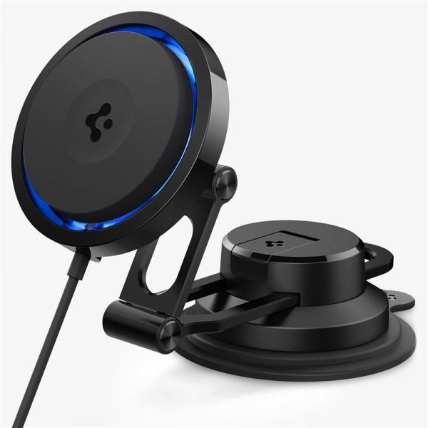 Spigen OneTap Pro 3 Cryomax MagSafe Car Wireless Charger (Dashboard) black (ACP07405) - Image 10