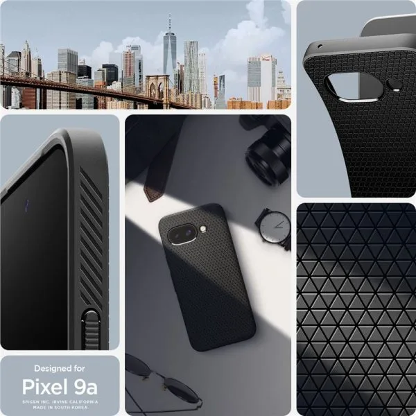 Θήκη Google Pixel 9A Spigen Liquid Air Matte Black (ACS09039) - Image 4