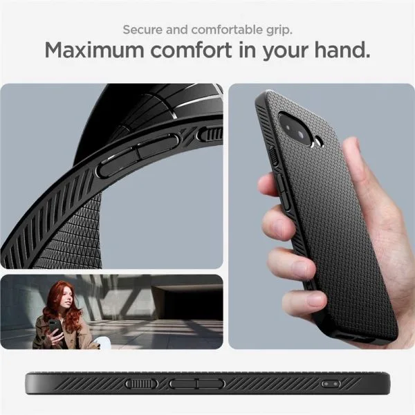 Θήκη Google Pixel 9A Spigen Liquid Air Matte Black (ACS09039) - Image 8